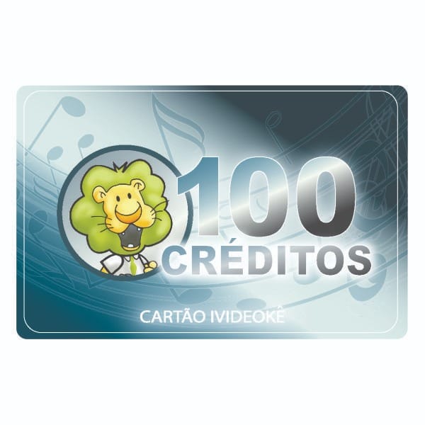 Cartão pré-pago 100 créditos (LIBERAÇÃO ONLINE) | Videoke