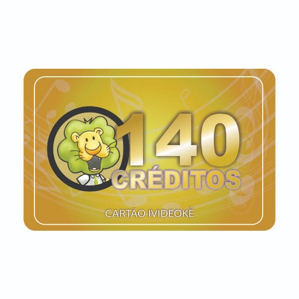 Cartão pré-pago 140 créditos (LIBERAÇÃO ONLINE) | Videoke