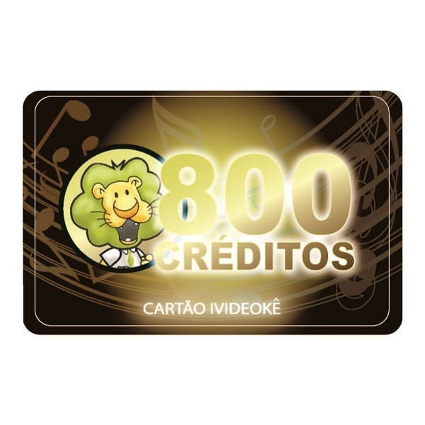 Cartão pré-pago 800 créditos (LIBERAÇÃO ONLINE) | Videoke